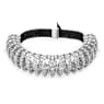 Constella choker, Round cut, White, Rhodium plated - Swarovski, 5694793