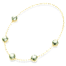 Chroma 項鏈, 八角形切割, 彩色, 鍍金色色調 - Swarovski, 5695863