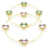 Chroma 項鏈, 八角形切割, 彩色, 鍍金色色調 - Swarovski, 5695863