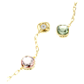 Chroma 項鏈, 八角形切割, 彩色, 鍍金色色調 - Swarovski, 5695863