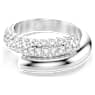 Dextera ring, White, Rhodium plated - Swarovski, 5695935