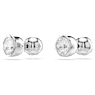 Orecchini a lobo Imber, Taglio Round, Bianchi, Placcato rodio - Swarovski, 5696073