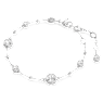 Imber bracelet, Round cut, White, Rhodium plated - Swarovski, 5696079