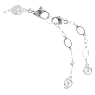 Imber bracelet, Round cut, White, Rhodium plated - Swarovski, 5696079