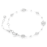 Braccialetto Imber, Taglio Round, Bianco, Placcato rodio - Swarovski, 5696079