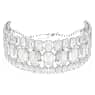 Millenia choker, Octagon cut, White, Rhodium plated - Swarovski, 5696290