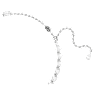 Millenia choker, Octagon cut, White, Rhodium plated - Swarovski, 5696292