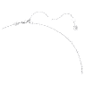Millenia จี้สร้อยคอ, เจียระไนทรงแปดเหลี่ยม, น้ำเงิน, เคลือบโรเดียม - Swarovski, 5696518