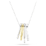 Hyperbola pendant, Mixed cuts, White, Mixed metal finish - Swarovski, 5696626