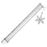 Crystalline Kugelschreiber, Achteckform, Schneeflocke, Weiß, Weiß lackiert - Swarovski, 5696718