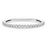 Eternity band ring, Lab-grown diamonds 0.2 ct tw, Round shape, Sterling silver - Swarovski, 5696895