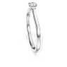 Eternity solitaire ring, Lab-grown diamonds 0.25 ct tw, Round shape, Sterling silver - Swarovski, 5696906