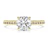 Bague solitaire Eternity, Diamants créés en laboratoire 1,2 ct tw, Forme ronde, Or jaune 14 carats - Swarovski, 5696939