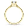 Bague solitaire Eternity, Diamants créés en laboratoire 1,2 ct tw, Forme ronde, Or jaune 14 carats - Swarovski, 5696939