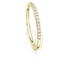 Eternity band ring, Lab-grown diamonds 0.2 ct tw, Round shape, 14K yellow gold - Swarovski, 5697002