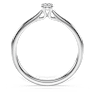 Eternity solitaire ring, Lab-grown diamonds 0.25 ct tw, Round shape, Sterling silver - Swarovski, 5697479