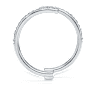 Eternity 오픈 밴드 링, 랩 그로운 다이아몬드 0.2ct tw, 라운드 쉐입, 18K 화이트 골드 - Swarovski, 5697694