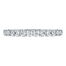 Anello a fascia Eternity, Diamanti creati in laboratorio 0,5 ct tw, Forma rotonda, Oro bianco 18 K - Swarovski, 5697704