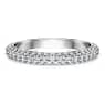 Eternity band ring, Lab-grown diamonds 0.75 ct tw, Round shape, 18K white gold - Swarovski, 5697716