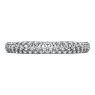 Eternity band ring, Lab-grown diamonds 0.75 ct tw, Round shape, 18K white gold - Swarovski, 5697716