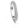 Eternity band ring, Lab-grown diamonds 0.75 ct tw, Round shape, 18K white gold - Swarovski, 5697716