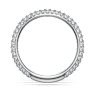 Eternity band ring, Lab-grown diamonds 0.75 ct tw, Round shape, 18K white gold - Swarovski, 5697716