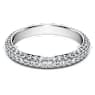Eternity band ring, Lab-grown diamonds 0.75 ct tw, Round shape, 18K white gold - Swarovski, 5697716