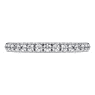 Eternity Bandring, Im Labor gezüchtete Diamanten 0,4 ct tw, Runde Form, 18K Weißgold - Swarovski, 5697717