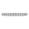Eternity band ring, Lab-grown diamonds 0.4 ct tw, Round shape, 18K white gold - Swarovski, 5697721