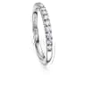 Eternity band ring, Lab-grown diamonds 0.4 ct tw, Round shape, 18K white gold - Swarovski, 5697721