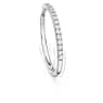 Eternity 밴드 링, 랩 그로운 다이아몬드 0.2ct tw, 라운드 쉐입, 18K 화이트 골드 - Swarovski, 5697730