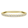 Eternity band ring, Lab-grown diamonds 0.2 ct tw, Round shape, 18K yellow gold - Swarovski, 5697736