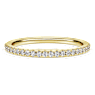 Eternity 밴드 링, 랩 그로운 다이아몬드 0.2ct tw, 라운드 쉐입, 18K 옐로우 골드 - Swarovski, 5697737