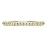 Eternity 밴드 링, 랩 그로운 다이아몬드 0.2ct tw, 라운드 쉐입, 18K 옐로우 골드 - Swarovski, 5697737
