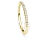 Eternity 밴드 링, 랩 그로운 다이아몬드 0.2ct tw, 라운드 쉐입, 18K 옐로우 골드 - Swarovski, 5697737