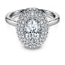Eternity 헤일로 솔리테어 링, 랩 그로운 다이아몬드 1.5ct tw, 믹스 쉐입, 18K 화이트 골드 - Swarovski, 5697747