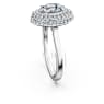 Eternity 헤일로 솔리테어 링, 랩 그로운 다이아몬드 1.5ct tw, 믹스 쉐입, 18K 화이트 골드 - Swarovski, 5697747