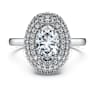 Eternity 헤일로 솔리테어 링, 랩 그로운 다이아몬드 1.5ct tw, 믹스 쉐입, 18K 화이트 골드 - Swarovski, 5697748