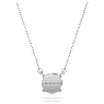 Eternity 單鑽鏈墜, 總重 1 克拉培育鑽石, 圓形, 18K 金（白色) - Swarovski, 5697765