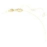 Eternity 솔리테어 펜던트, 랩 그로운 다이아몬드 1ct tw, 라운드 쉐입, 18K 옐로우 골드 - Swarovski, 5697770