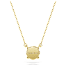 Eternity 솔리테어 펜던트, 랩 그로운 다이아몬드 1ct tw, 라운드 쉐입, 18K 옐로우 골드 - Swarovski, 5697770