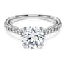 Eternity ソリテールリング, ラボラトリー・グロウン・ダイヤモンド 1.7 ct tw, ラウンドシェイプ, 18Kホワイトゴールド - Swarovski, 5697789