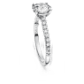 Eternity ソリテールリング, ラボラトリー・グロウン・ダイヤモンド 1.7 ct tw, ラウンドシェイプ, 18Kホワイトゴールド - Swarovski, 5697789