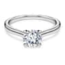 Eternity 솔리테어 링, 랩 그로운 다이아몬드 1ct tw, 라운드 쉐입, 18K 화이트 골드 - Swarovski, 5697802