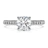 Eternity Solitärring, Im Labor gezüchtete Diamanten 1,2 ct tw, Runde Form, 18K Weißgold - Swarovski, 5697808
