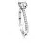 Eternity Solitärring, Im Labor gezüchtete Diamanten 1,2 ct tw, Runde Form, 18K Weißgold - Swarovski, 5697808