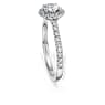Eternity 헤일로 솔리테어 링, 랩 그로운 다이아몬드 0.8ct tw, 라운드 쉐입, 18K 화이트 골드 - Swarovski, 5697830