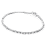 Eternity Tennis bracelet, Lab-grown diamonds 1.5 ct tw, Round shape, 18K white gold - Swarovski, 5697872