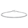 Eternity Tennis bracelet, Lab-grown diamonds 1.5 ct tw, Round shape, 14K white gold - Swarovski, 5697889