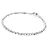 Eternity Tennis bracelet, Lab-grown diamonds 1.5 ct tw, Round shape, 14K white gold - Swarovski, 5697889